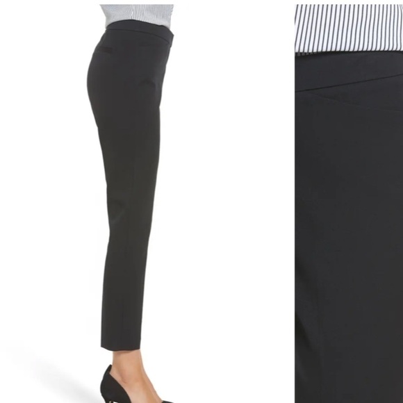 HALOGEN Women Black Ankle Pants size 0 HA379999MI - Picture 2 of 12